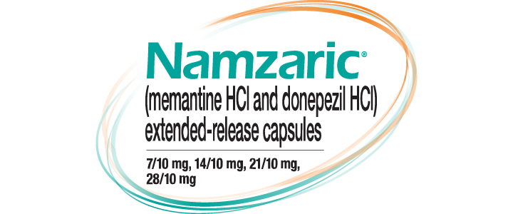 NAMZARIC® (memantine HCl & donepezil HCl) logo.